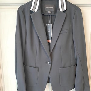 BANANA REPUBLIC Petites Black Classic Blazer Size 0, 40/83cm NWT