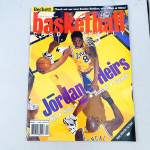 Beckett Basketball Card Monthly Ausgabe April 1999 #105 KOBE BRYANT Tim DUNCAN