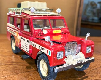 Vtg Polistil Land Rover Trans American Tour S49 Model Truck 1/25 Scale