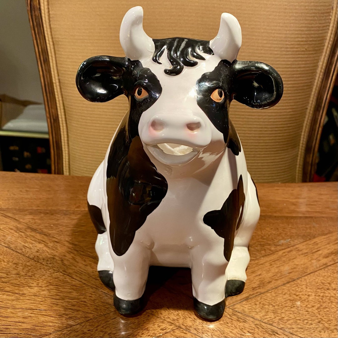 Vintage Farmhouse Clay Art 9 Cow Teapot Etsy Il 1080xN.5795261811 Ru0q