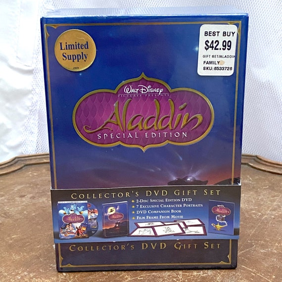 Aladdin Special Edition Collector's DVD Gift Set Limited Supply