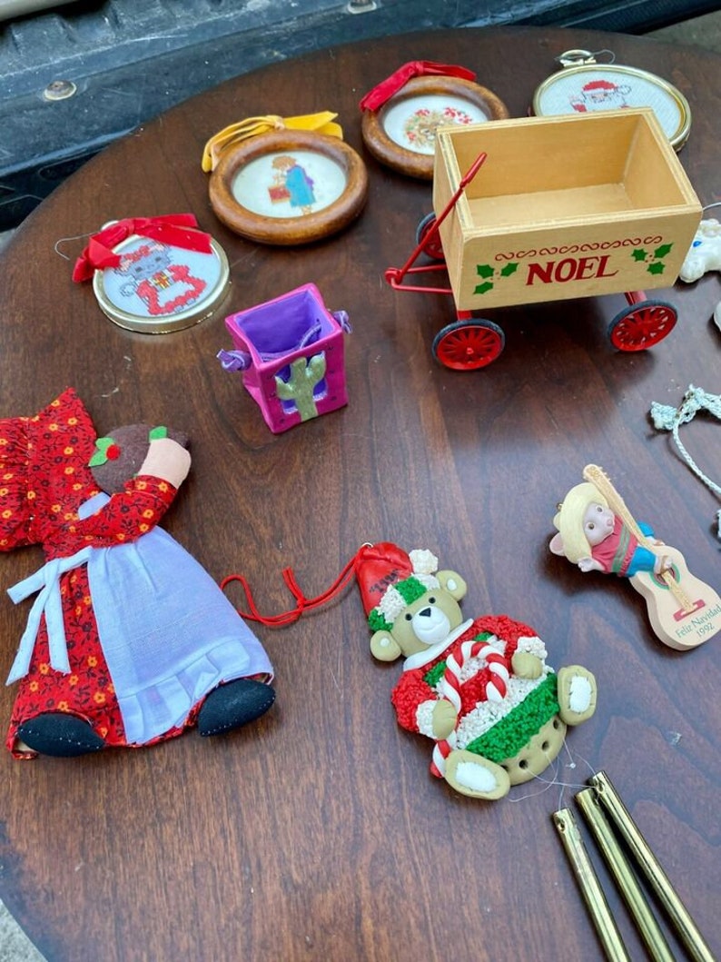 Lot of 15 Vintage Christmas Tree Ornaments Etsy