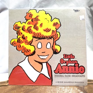Little Orphan Annie diffuse un disque vinyle original de 1972