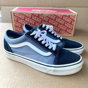 VANS Old Skool Navy & White Shoes Unisex Size M5.5/W7