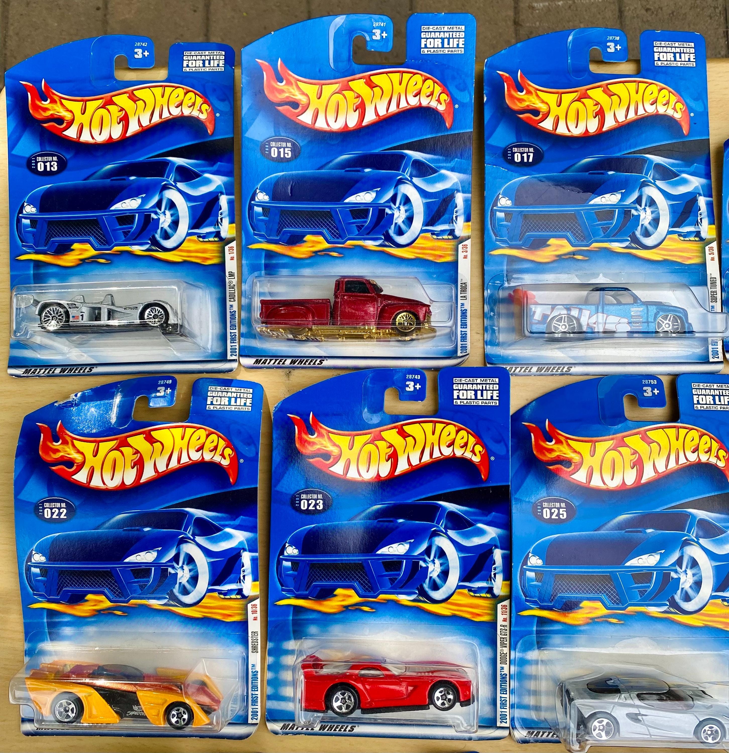 Hot Wheels 2001 First Editions #4 Sooo Fast - Auto Pressofusa Scala 1:64, Bianco Perla, Mattel