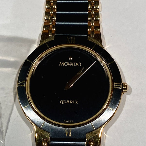 Vintage Movado Classic Gold-Plated Women’s Wristwatch