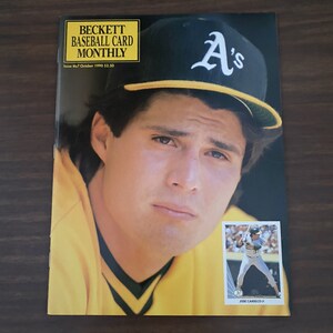 Vtg 1990 Beckett Baseball Card Monthly Issue #67 October 1990 Issue