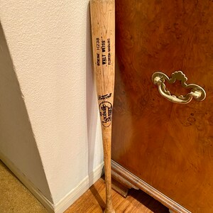 Vtg 125 Louisville Slugger Walt Weiss Genuine H238 Game-Issued Etched Autograph Collectible Baseball Bat