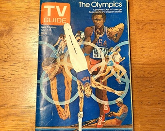 Guide TV vintage Vol. 24, n° 29, 17/07/1979 The Olympics Issue Ephemera