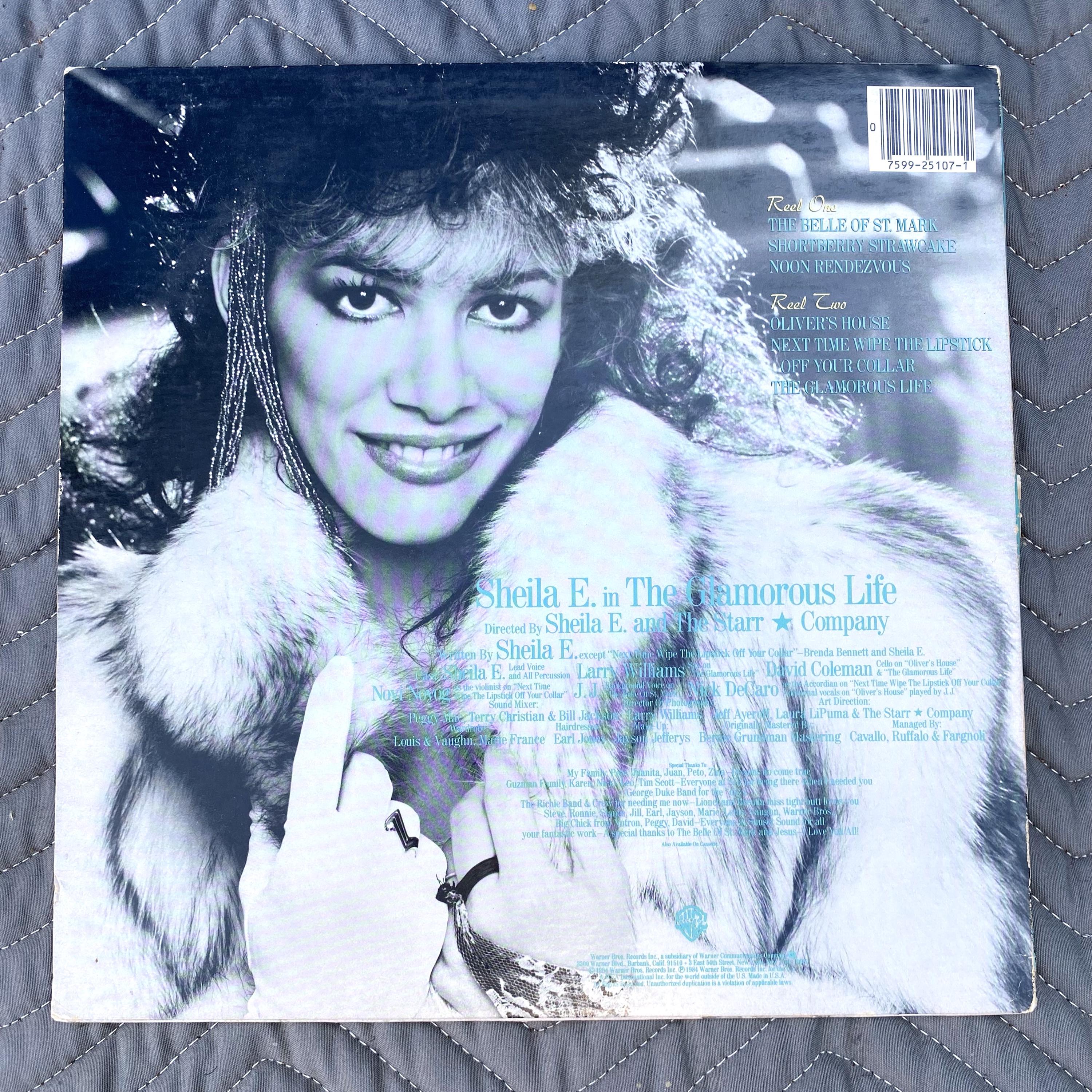 SHEILA E. 'the Glamorous Life' 1984 Warner Brothers Vinyl Record