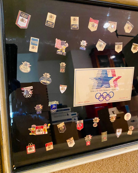 Vtg 1984 Olympics Complete Sponsor Pins Collectio… - image 3