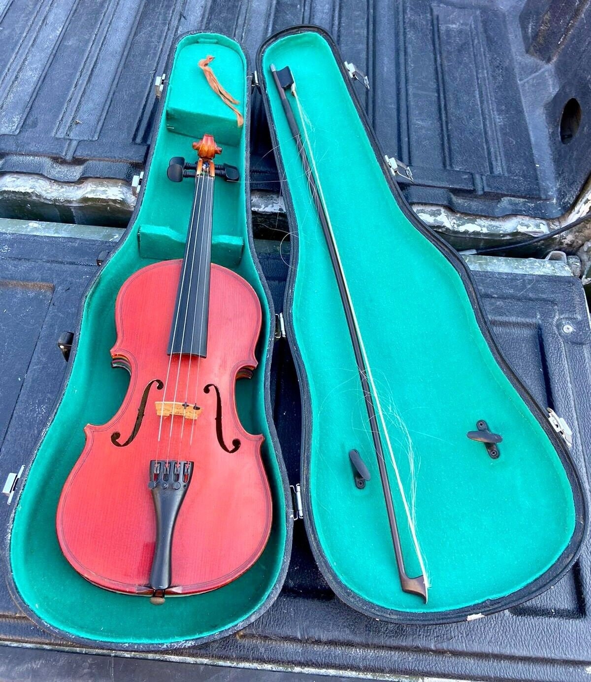 Vintage Bestler Violin With Bow Hard Carry Case Etsy