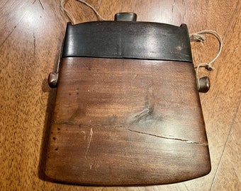 Vintage Indonesian Handmade Wooden Tobacco Purse