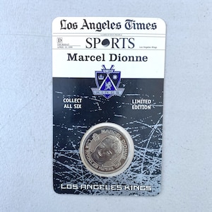 Los Angeles Times Limited Edition Commemorative Medal Marcel Dionne LA Kings