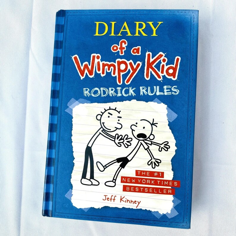 New Rocdrick Diary of a Wimpy Kid Rodrick Rules by Jeff Kinney Hardback Book - Etsy