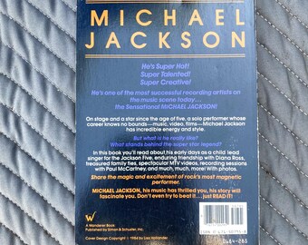 MICHAEL JACKSON (1984) Book by Gordon Matthews - Etsy