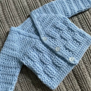 Billy baby cardigan crochet pattern