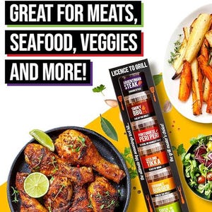 BBQ Spice Rub Gift Set – 6 Global Flavours, Grill Master Seasoning Kit image 6