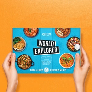 World Explorer Gift Set – Global Spice Collection & Recipe Kit | Foodie Gift Box