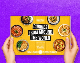 Curries Around the World Spice Gift Box with Free Personalisation