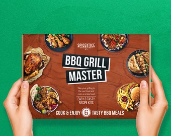 BBQ Grill Master Recipe Kits – 6 Global Flavours, Letterbox Friendly Meal Set