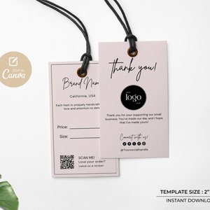 Shelf Pricing Tags Editable Canva Template Retail Price Tags