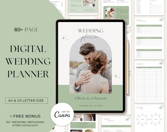 Editable Wedding Planner Template | Digital Download