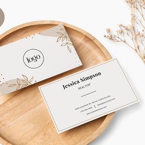 Business Card Template QR Code, Instant Download, Printable and Editable Business Card Template, DIY Calling Card, Editable Canva Template