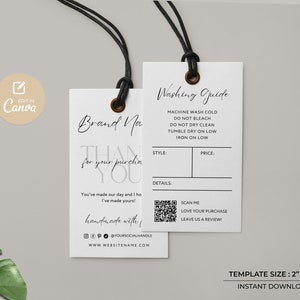 Custom Hang Tag Stamp for Garment With Size and Composition, Custom Clothing  Tags and Labels, DIY Clothing Shop Labels, Clothing Hang Tags 