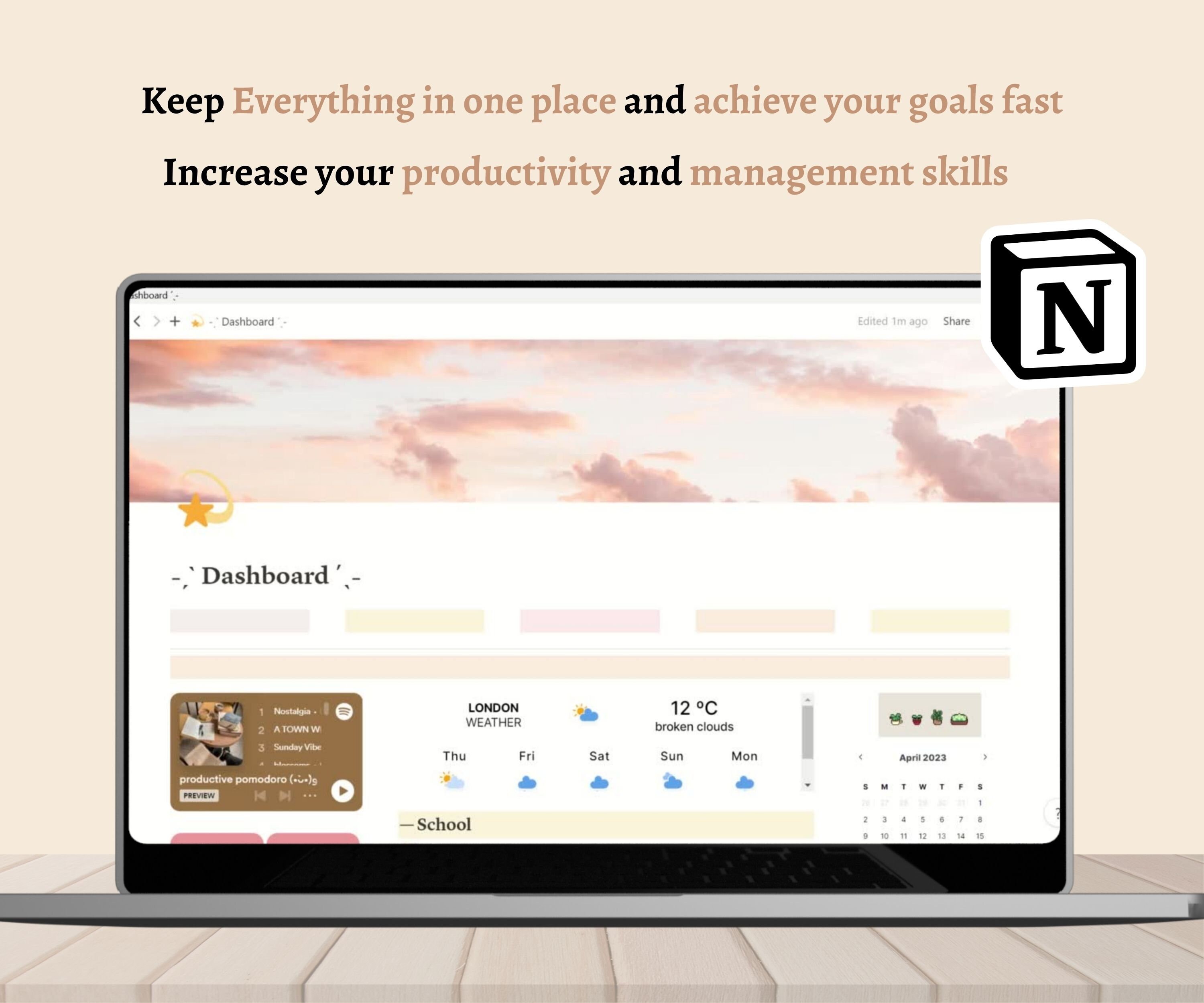 Buy All in One 2024 Life Planner ADHD Personal Planner Aesthetic Notion