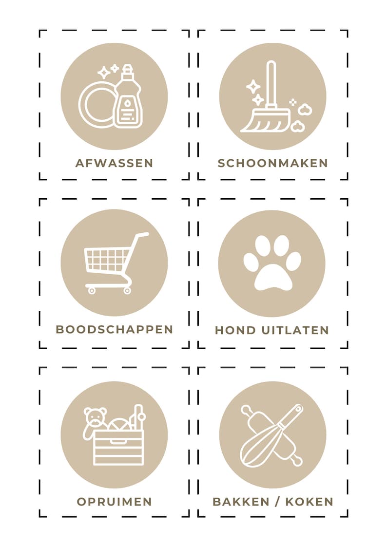 Daily Rhythm Charts Dutch - 120 Routine Charts in Dutch - Direct ...