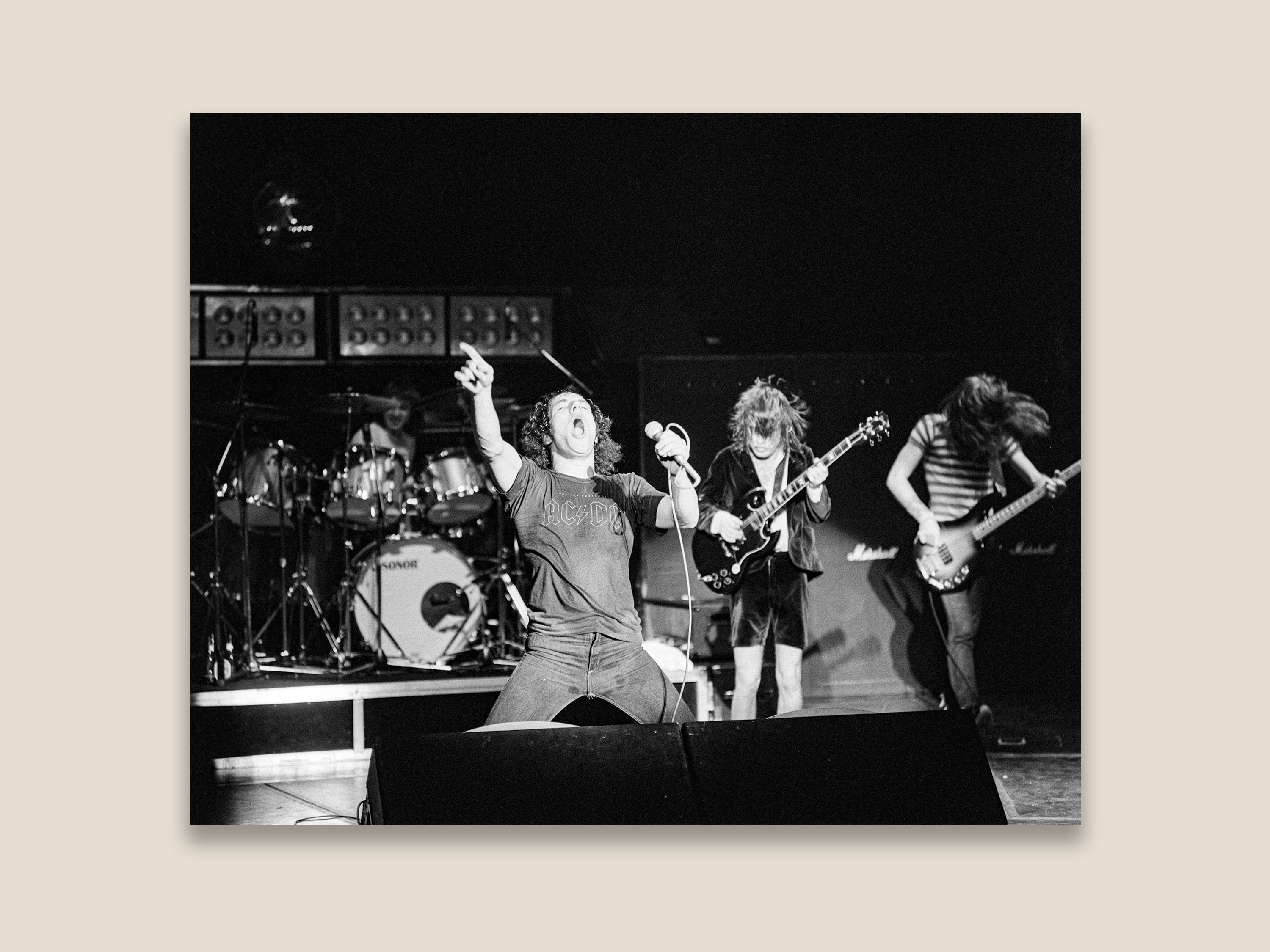 AC/DC Back in Black Tour Photo: 1980 Oslo Concert, Museum Quality