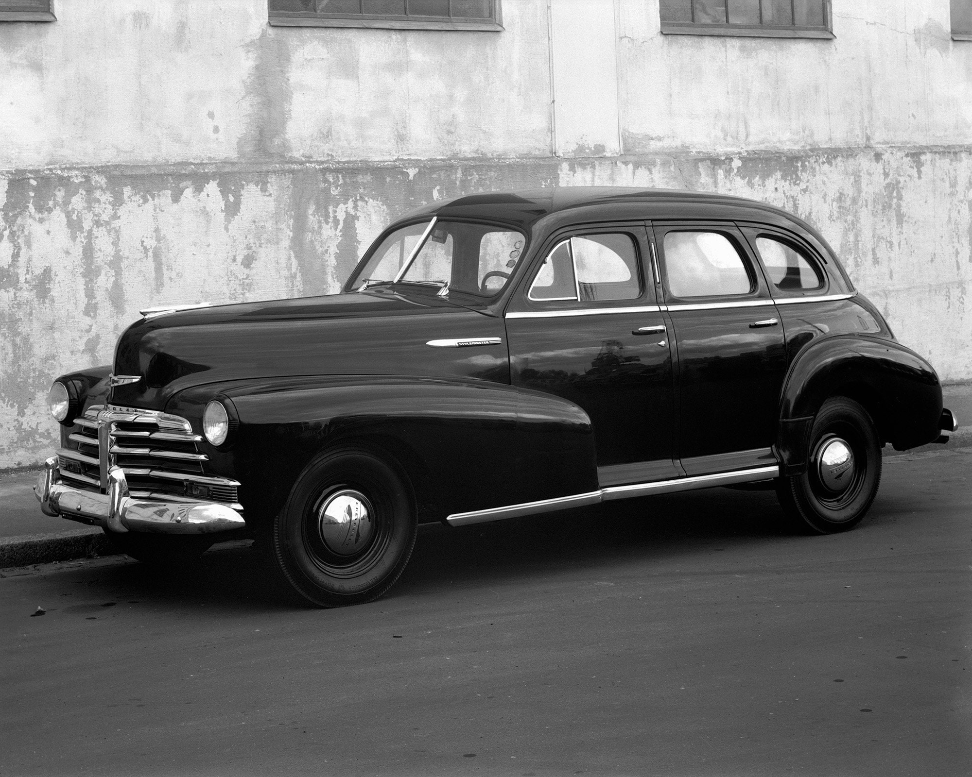 1948 Chevrolet Stylemaster Sport Sedan. Restored Vintage Black and White  Photo, Museum Quality Print. - Etsy Finland, image size:2000x1600