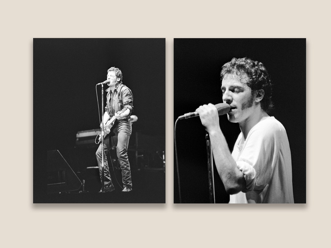 Springsteen Backstage 1981 Bruce Springsteen Photo Bundle. Two Photos Taken During the River Tour ...