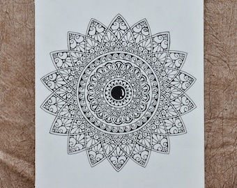 Mandala art print