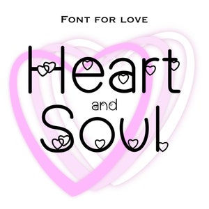 FONT, Fuente de invitación, Fuente de amor, Fuente de corazón, Fuente de boda, Fuente de San Valentín, Fuente romántica, Fuente de compromiso, Fuente de tarjeta, Fuente moderna