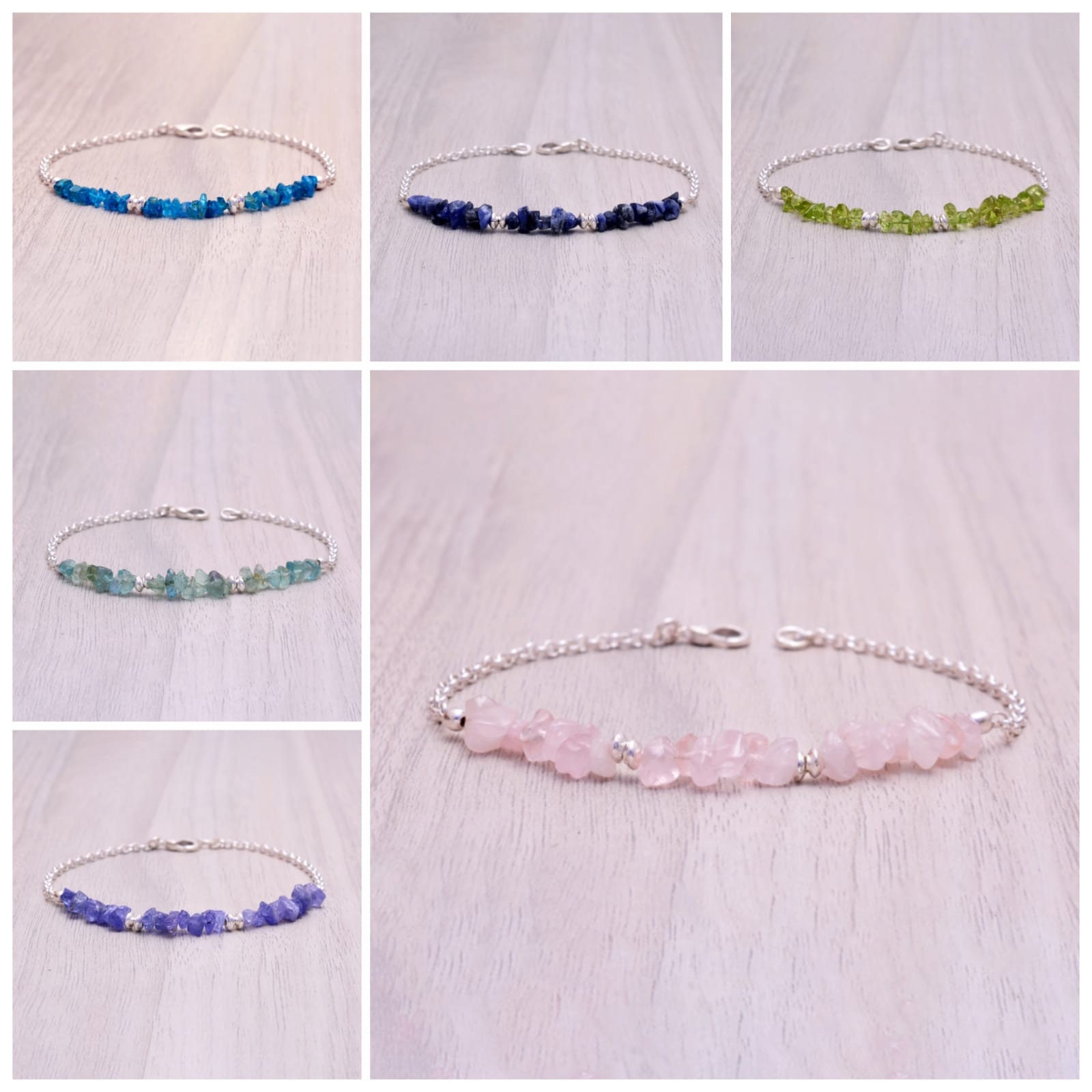 Rose quartz anklet Clearance