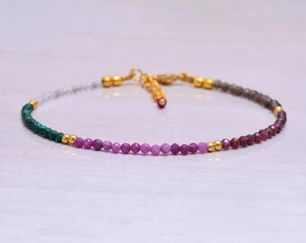 Capricorn Bracelet Raw Crystals Zodiac Sign Astrology Choker Crystal Jewelry