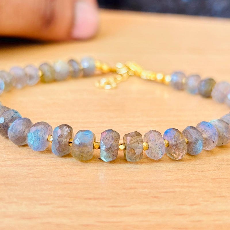 Labradorite Bracelet Set