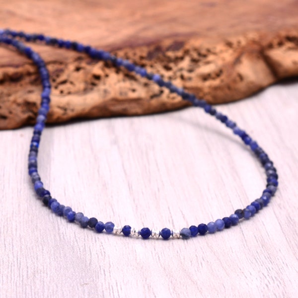 •NOUVEAU• sodalite + silver necklace (26