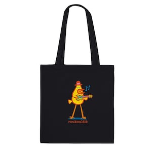 Colores ROUKOULELE - Bolso de mano clásico - Tote de pájaro UKULELE