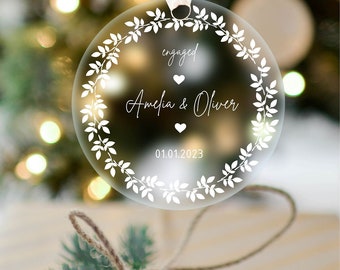 Personalized Acrylic Wedding Ornaments: Bulk Custom Favors, plexiglass gifts, tree christmas for guest favor