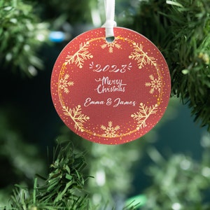 Décorations de Noël, cadeau de Noël, décoration personnalisée, cadeau de mariage personnalisé, Noël personnalisé, décoration de votre logo. Logo de Noël 2024