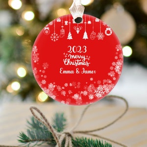 Christmas Ornaments , Family Christmas Ornaments,Christmas Gift, Personalized Ornament, Custom wedding favor, Custom Christmas,Christmas tag