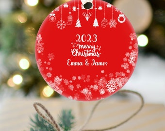 Christmas Ornaments , Family Christmas Ornaments, Christmas Gift, Personalized Ornament, Custom wedding favor, Custom Christmas