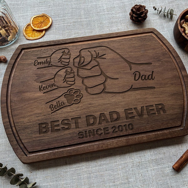Personalized Fathers Day Cutting Board, Dad Grilling Board, BBQ Cutting Board, Dad Cutting Board, Personalized Cutting Board, Steak Board