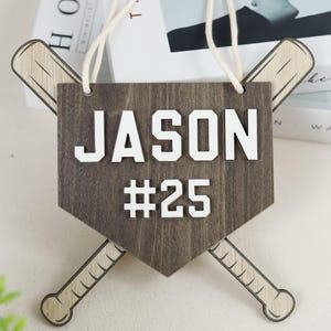 Baseball Nursery Name Sign, Baseball Home Plate Name Sign, Sports Nursery, Boy Girl Name Sign, Custom Baseball Name Sign, Baseball Baby Sign