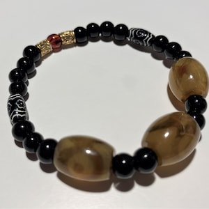 Vintage Beaded Feng Shui Stretch Bracelet