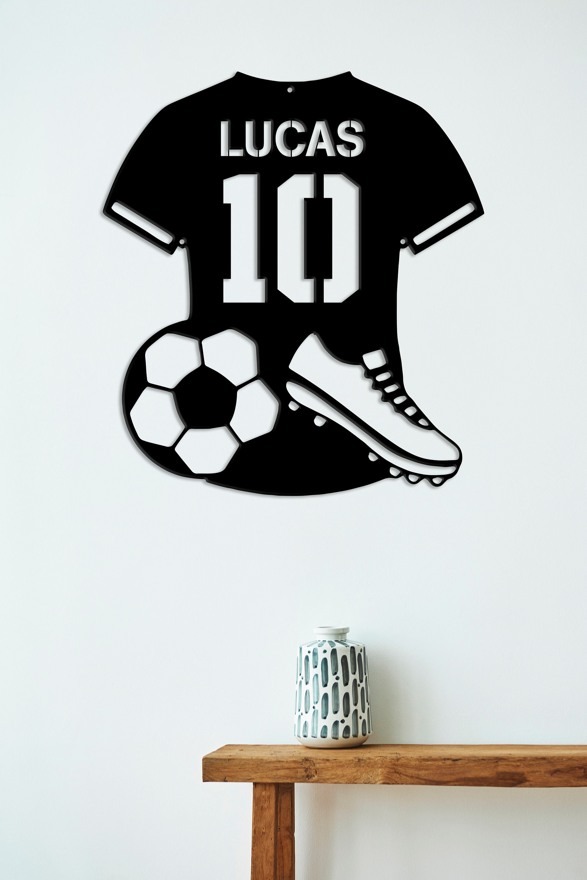 Custom Soccer Football Metal Sign Soccer Football Metal Wall Etsy Canada