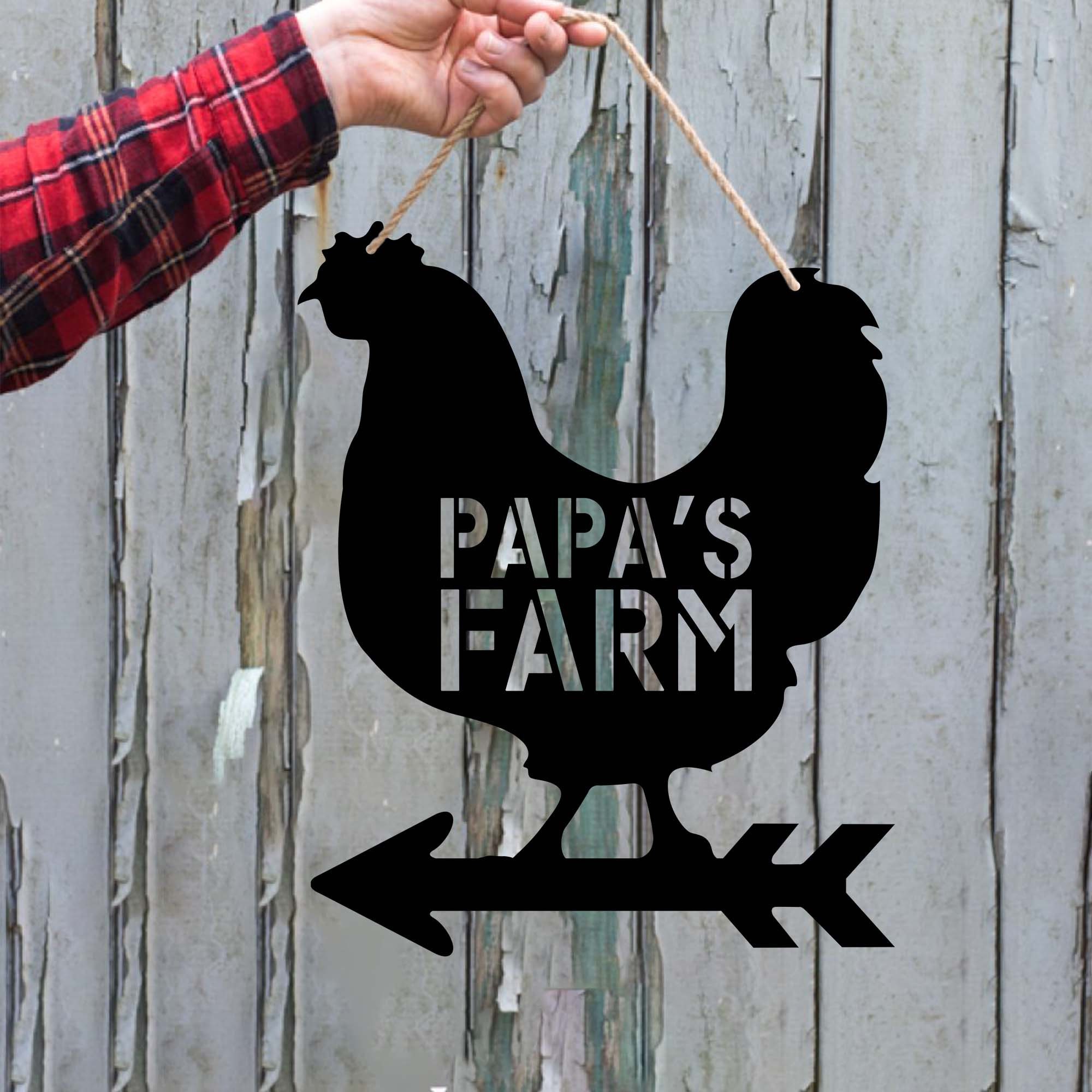Personalized Chicken Coop Sign Metal Chicken Coop Sign Etsy